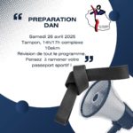 Préparation Ceinture Noire 2022-2023